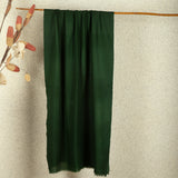 PINE FOREST GREEN Solid Pashmina