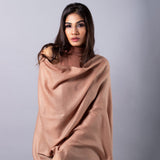 Premium Gifting 100% Pure Cashmere Wool Solid Color Pashmina