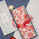 OMVAI Diwali Puja Set with a Silk Stole (Red) and Essential Oil