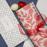 OMVAI Diwali Puja Set with a Silk Stole (Red) and Essential Oil