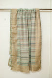 OMVAI Spring Summer Pastel Reversible Stripes Modal Silk Stole Caramel