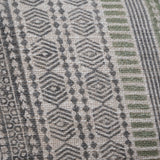 OMVAI Phool Bagh Cushion - Green -Grey