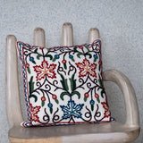 OMVAI Hastkala Kashida Cushion - Maple