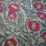 OMVAI Phool Bagh Cushion - Rosa Green