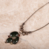 Raina Moss Agate Necklace