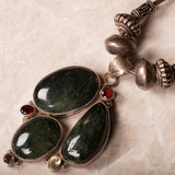 Raina Moss Agate Necklace