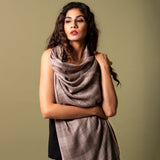 SHAZIA Checks Patterned Pashmina