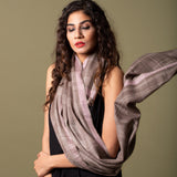 SHAZIA Checks Patterned Pashmina