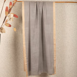 Striped Border Pashmina  - Beige