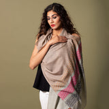 AMARA Diamond Border Pashmina