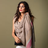 AMARA Diamond Border Pashmina