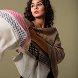 AMARA Diamond Border Pashmina