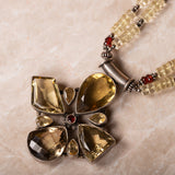 Laboni Lemon quartz Necklace