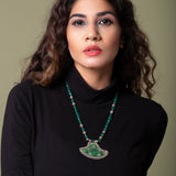 Farhat Green Onyx Necklace