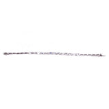 Sparkling Double Stoned Silver Tennis Bracelet