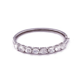 Rainbow Moonstone Healing Bangle Bracelet
