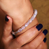 Rainbow Moonstone Healing Bangle Bracelet