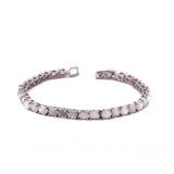 Trendy Ethiopian Opal Tennis Bracelet