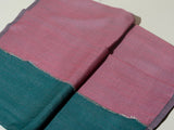 OMVAI Green -  Mauve Reversible Pashmina