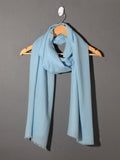 LIGHT SKY Solid Pashmina