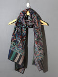 DANEEN Alluring Black Kani Woven Shawl - Unisex