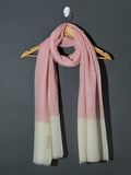 Pin Striped Weave Super Soft Woolen Muffler - Perfect Pink