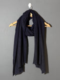 Solid Dyed Woolen Muffler - Forever Blue