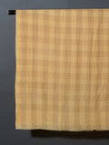 Kashmiri Checks Patterned Pashmina Stole - Daffodil Yellow