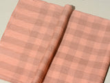 Kashmiri Checks Patterned Pashmina Stole - Peach