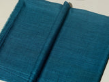 Kashmiri Royal Checks Muffler - Turquoise Blue
