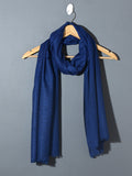 Kashmiri Royal Checks Muffler - Royal Blue
