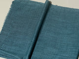 Kashmiri Royal Checks Patterned Pashmina Stole - Light Teal