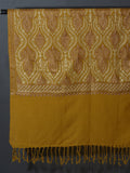 IKSHA Elegant Mustard yellow Embroidered Shawl - Unisex
