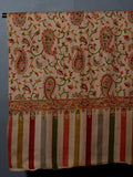 AASHA Alluring Paisley Kani Woven Shawl  with Embroidery  Unisex
