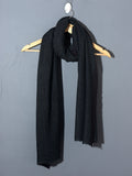 OMVAI Black - Chocolate Reversible Pashmina