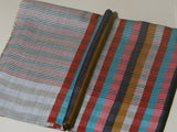 Multi Stripes Kashmiri Patterned Pashmina Stole - Multi Bright Stripes