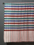 Multi Stripes  Kashmiri Patterned Pashmina Stole - Multi Classic Stripes