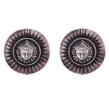 Devi Silver Stud Earrings