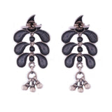 Water Droplets Silver Earrings
