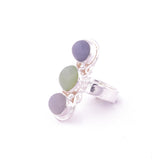 Chalcedony Gemstones Healing Ring
