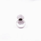 Rainbow Moonstone Butterfly Ring